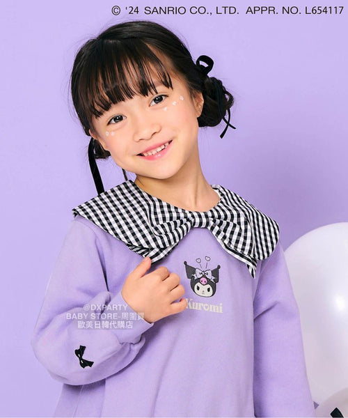 日本童裝 alc#652 x Sanrio 翻領衛衣 80-140cm 女童款 秋季 TOPS