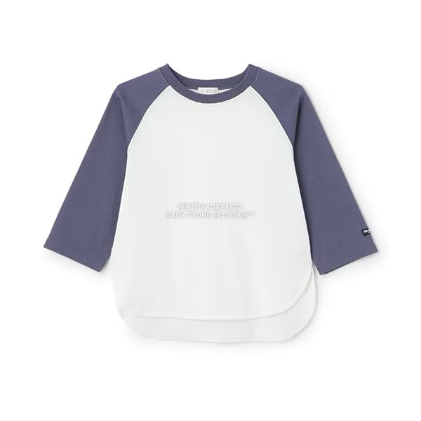 日本童裝 b・R# 吸水速乾 防UV系列 插肩長袖上衣 100-150cm 男童款 秋季 TOPS