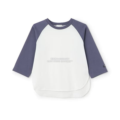 日本童裝 b・R# 吸水速乾 防UV系列 插肩長袖上衣 100-150cm 男童款 秋季 TOPS