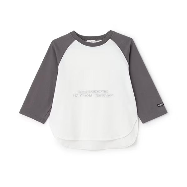 日本童裝 b・R# 吸水速乾 防UV系列 插肩長袖上衣 100-150cm 男童款 秋季 TOPS