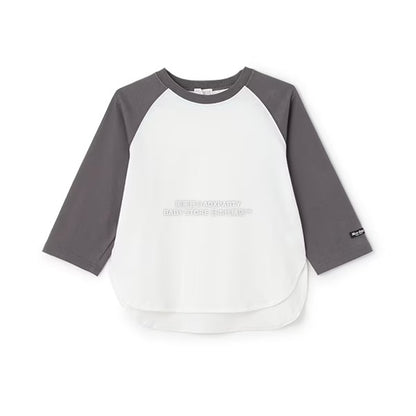 日本童裝 b・R# 吸水速乾 防UV系列 插肩長袖上衣 100-150cm 男童款 秋季 TOPS