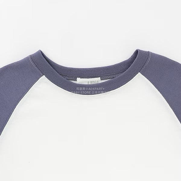 日本童裝 b・R# 吸水速乾 防UV系列 插肩長袖上衣 100-150cm 男童款 秋季 TOPS