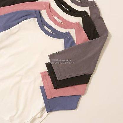 日本童裝 b・R# 吸水速乾 防UV系列 插肩長袖上衣 100-150cm 男童款 秋季 TOPS