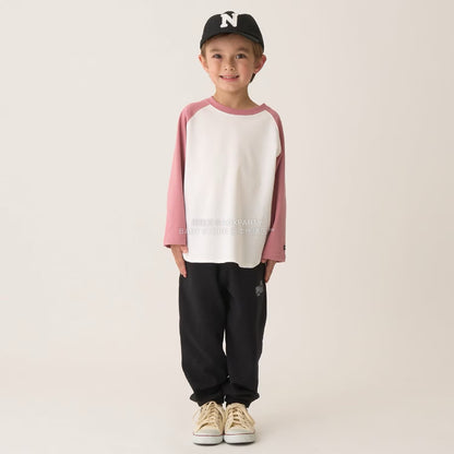 日本童裝 b・R# 吸水速乾 防UV系列 插肩長袖上衣 100-150cm 男童款 秋季 TOPS