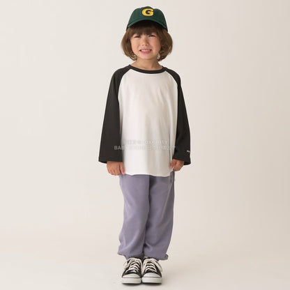 日本童裝 b・R# 吸水速乾 防UV系列 插肩長袖上衣 100-150cm 男童款 秋季 TOPS