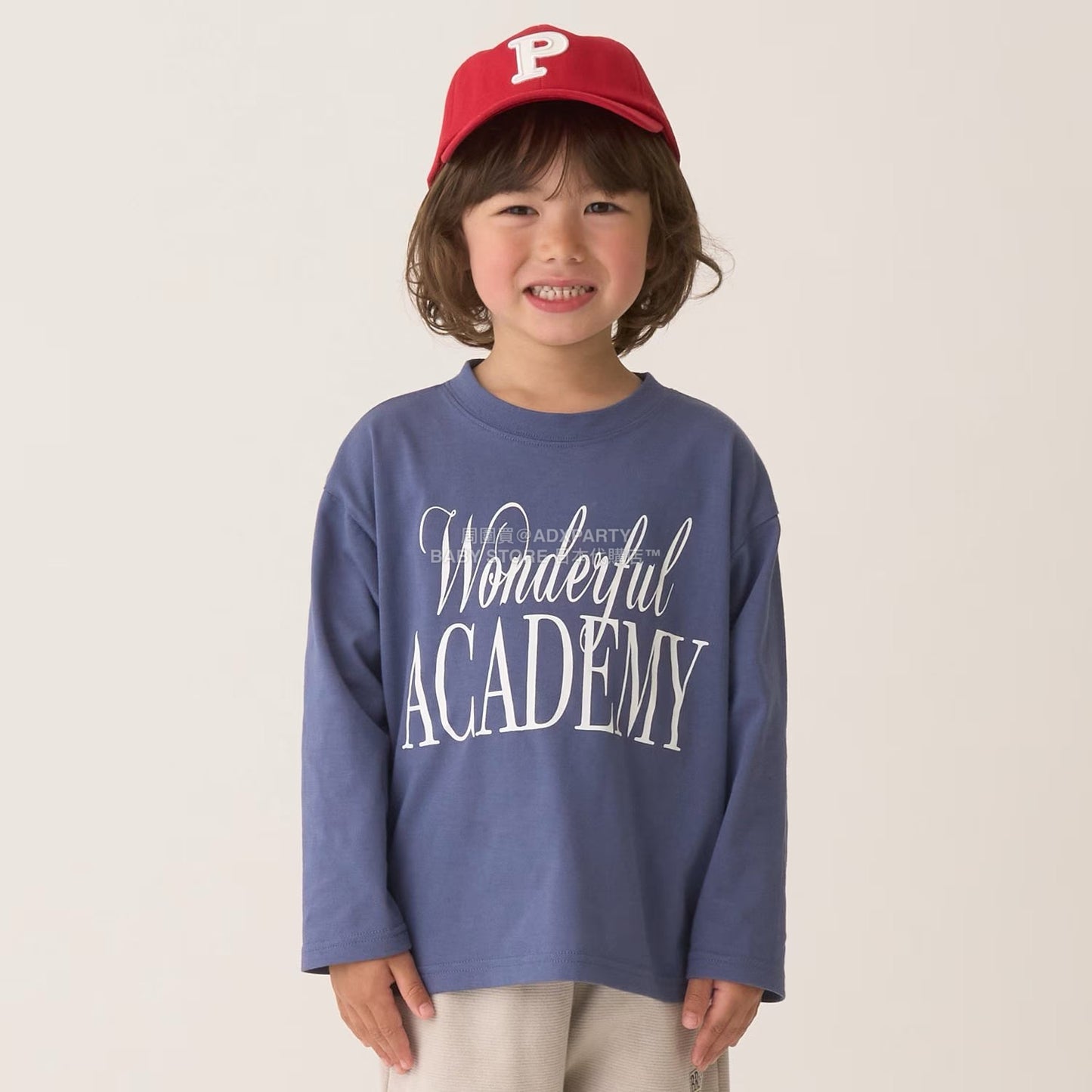 日本童裝 b・R# 吸水速乾 防UV系列 印花長袖上衣 100-150cm 男童款 秋季 TOPS