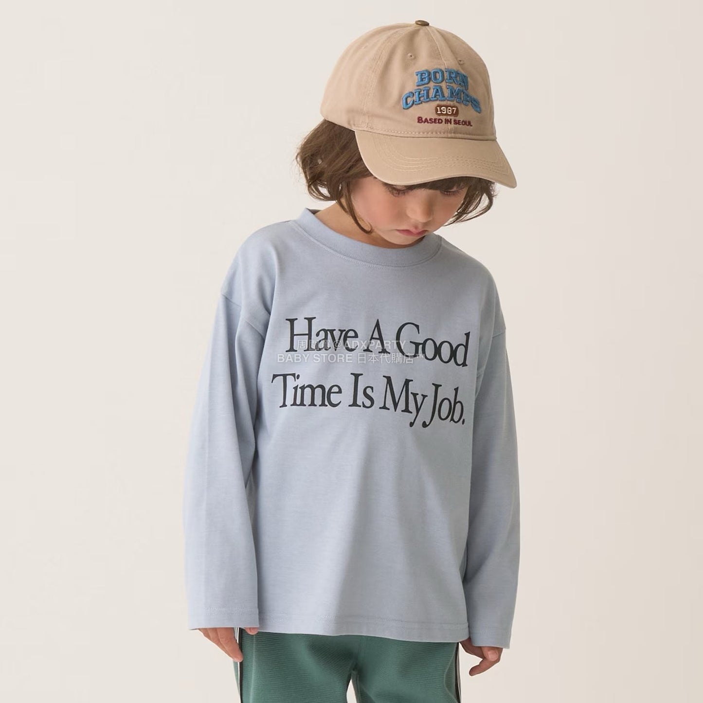 日本童裝 b・R# 吸水速乾 防UV系列 印花長袖上衣 100-150cm 男童款 秋季 TOPS