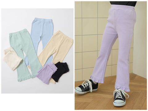 日本童裝 Ly# mine 彈力喇叭褲 100-140cm 女童款 春季 PANTS