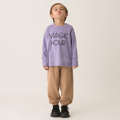 日本童裝 b・R# 吸水速乾 防UV系列 印花長袖上衣 100-150cm 男童款 秋季 TOPS