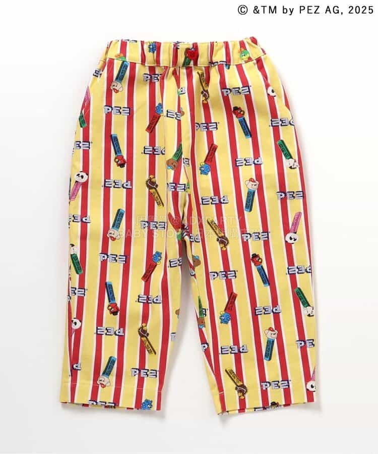 日本童裝 apres les cours ×tiny bear x PEZ 休閒長褲 80-120cm 男童款 春季 PANTS