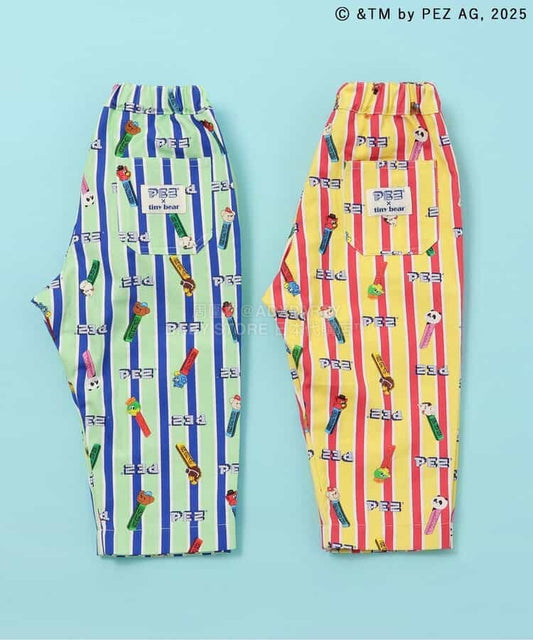 日本童裝 apres les cours ×tiny bear x PEZ 休閒長褲 80-120cm 男童款 春季 PANTS