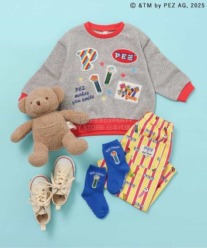 日本童裝 apres les cours ×tiny bear x PEZ 休閒長褲 80-120cm 男童款 春季 PANTS