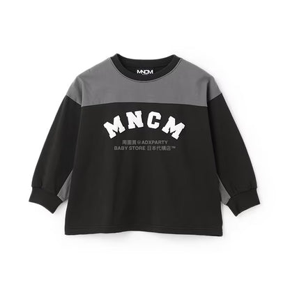 日本童裝 b・R# 吸水速乾 防UV系列 拼色長袖上衣 110-150cm 男童款 秋季 TOPS