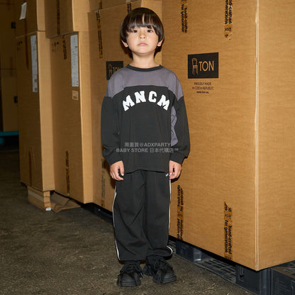 日本童裝 b・R# 吸水速乾 防UV系列 拼色長袖上衣 110-150cm 男童款 秋季 TOPS