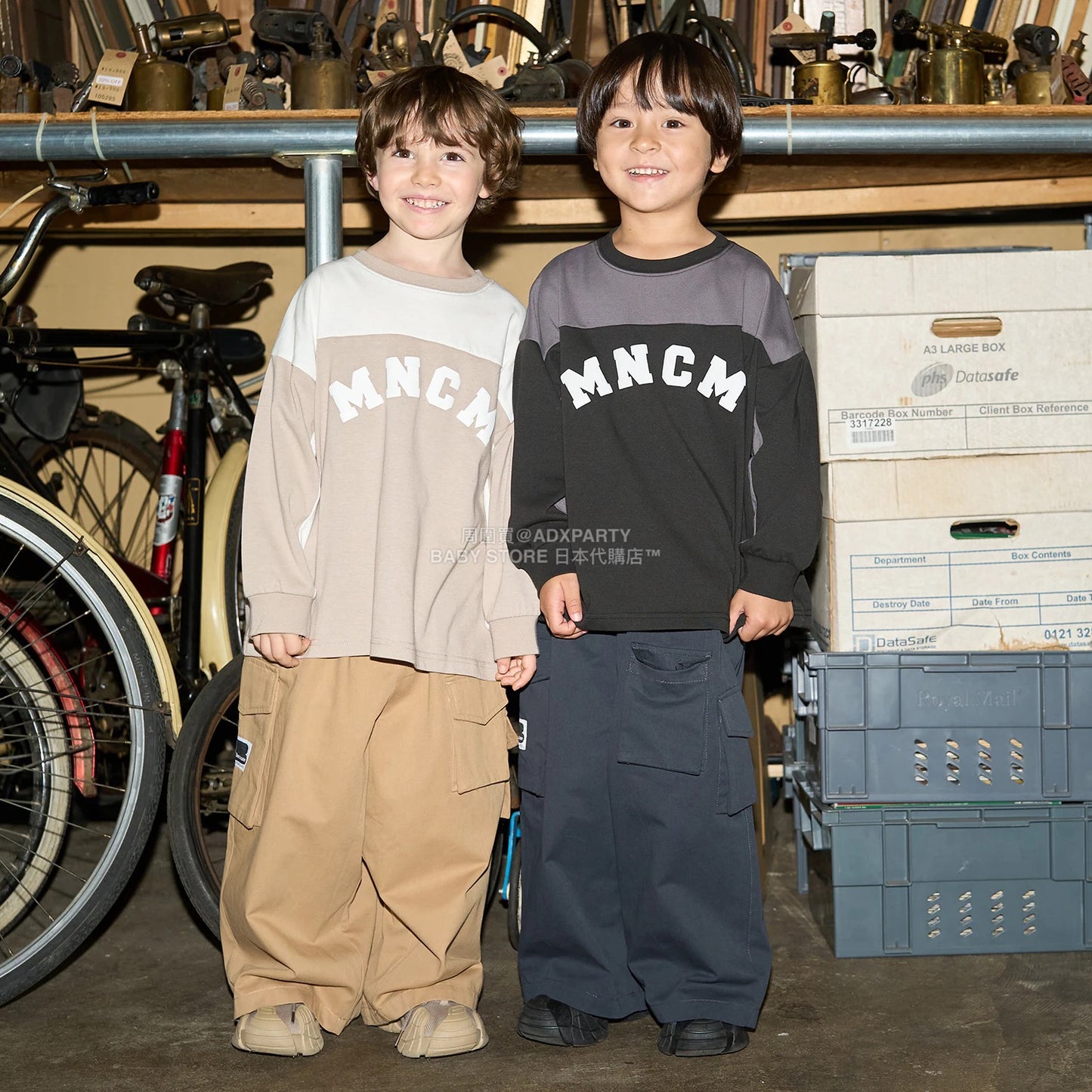 日本童裝 b・R# 吸水速乾 防UV系列 拼色長袖上衣 110-150cm 男童款 秋季 TOPS