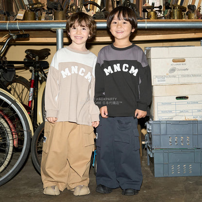 日本童裝 b・R# 吸水速乾 防UV系列 拼色長袖上衣 110-150cm 男童款 秋季 TOPS