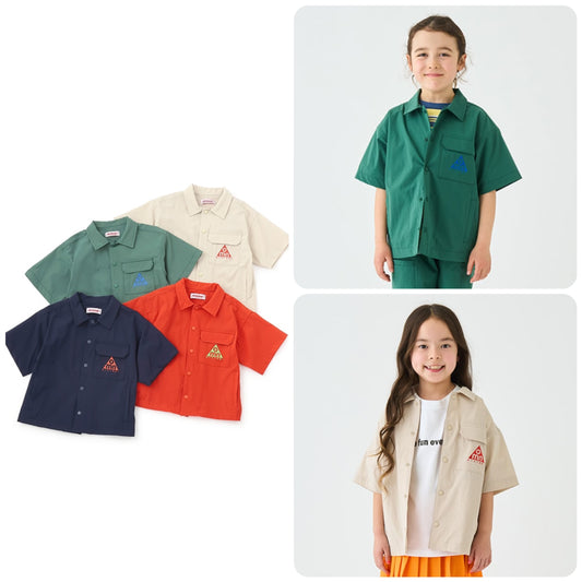 Japanese children's clothing mini#ML mountain shirt jacket 100-140cm boys/girls summer TOPS OUTERWEAR 