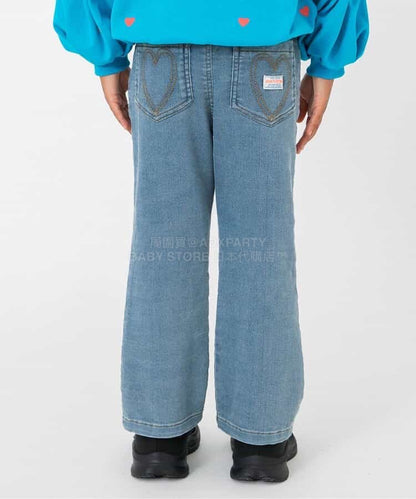 日本童裝 BREEZE 喇叭長褲 80-140cm 女童款 冬季 PANTS