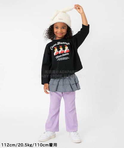 日本童裝 BREEZE 喇叭長褲 80-140cm 女童款 冬季 PANTS