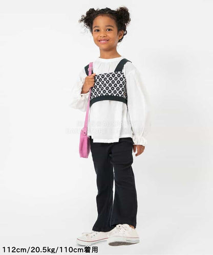 日本童裝 BREEZE 喇叭長褲 80-140cm 女童款 冬季 PANTS