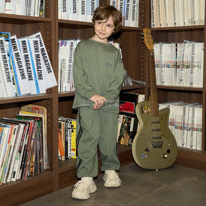 日本童裝 b・R# 吸水速乾 防UV 口袋長袖上衣 110-150cm 男童款 秋季 TOPS