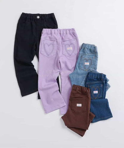 日本童裝 BREEZE 喇叭長褲 80-140cm 女童款 冬季 PANTS