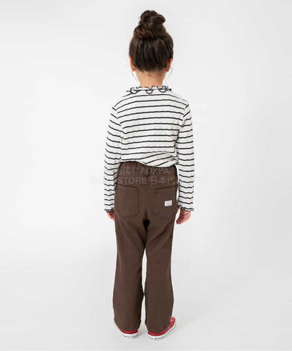 日本童裝 BREEZE 喇叭長褲 80-140cm 女童款 冬季 PANTS