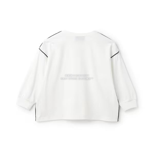 日本童裝 b・R# 吸水速乾 防UV  滾邊長袖上衣 110-150cm 男童款 秋季 TOPS