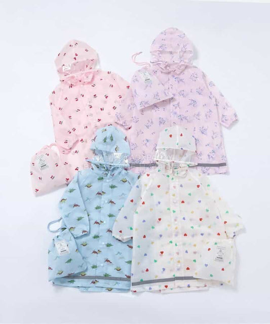 日本直送 apres les cours 雨衣 90-130cm 下雨天系列