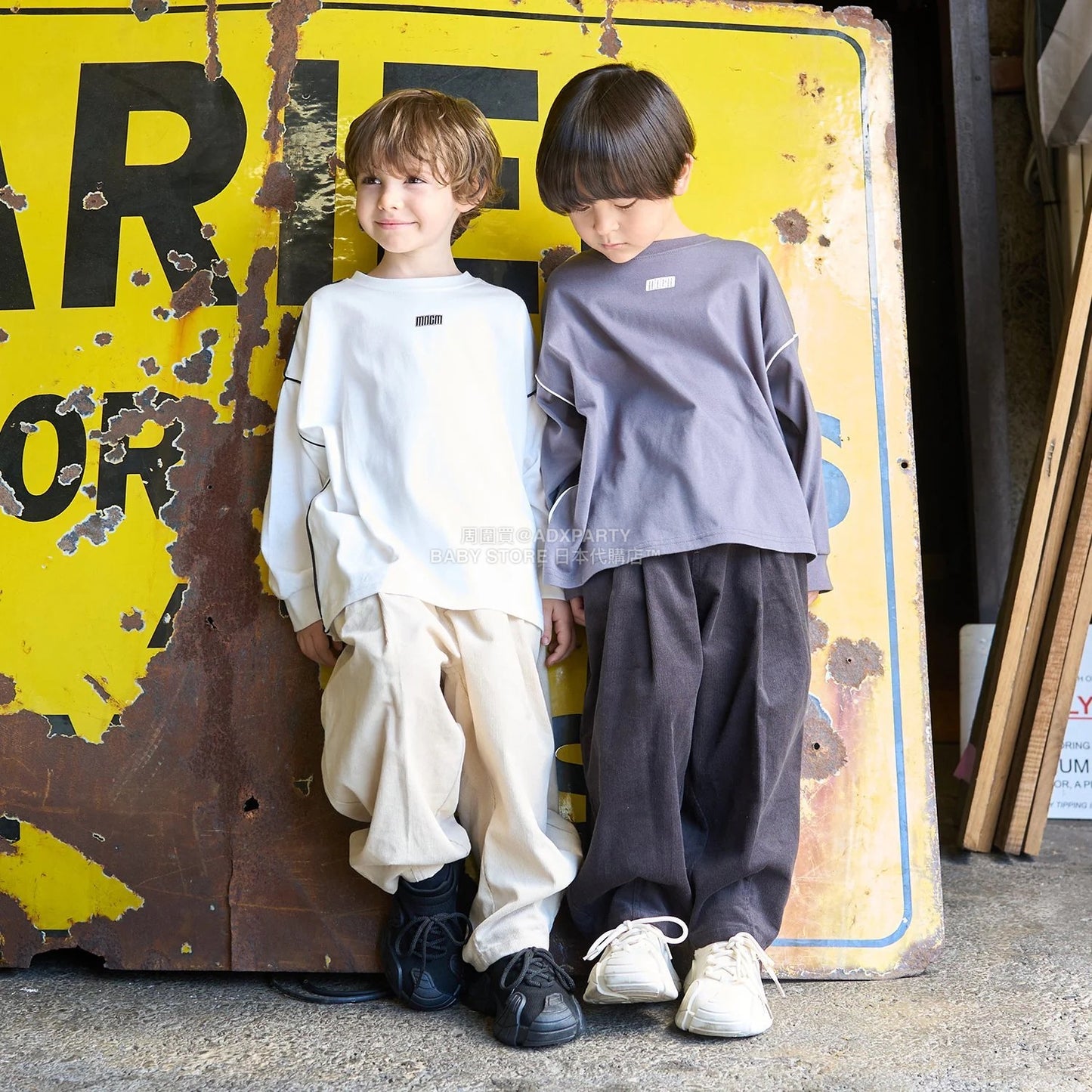 日本童裝 b・R# 吸水速乾 防UV  滾邊長袖上衣 110-150cm 男童款 秋季 TOPS