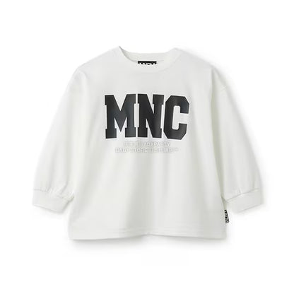 日本童裝 b・R# 吸水速乾 防UV 標誌印花長袖上衣 110-150cm 男童款 秋季 TOPS