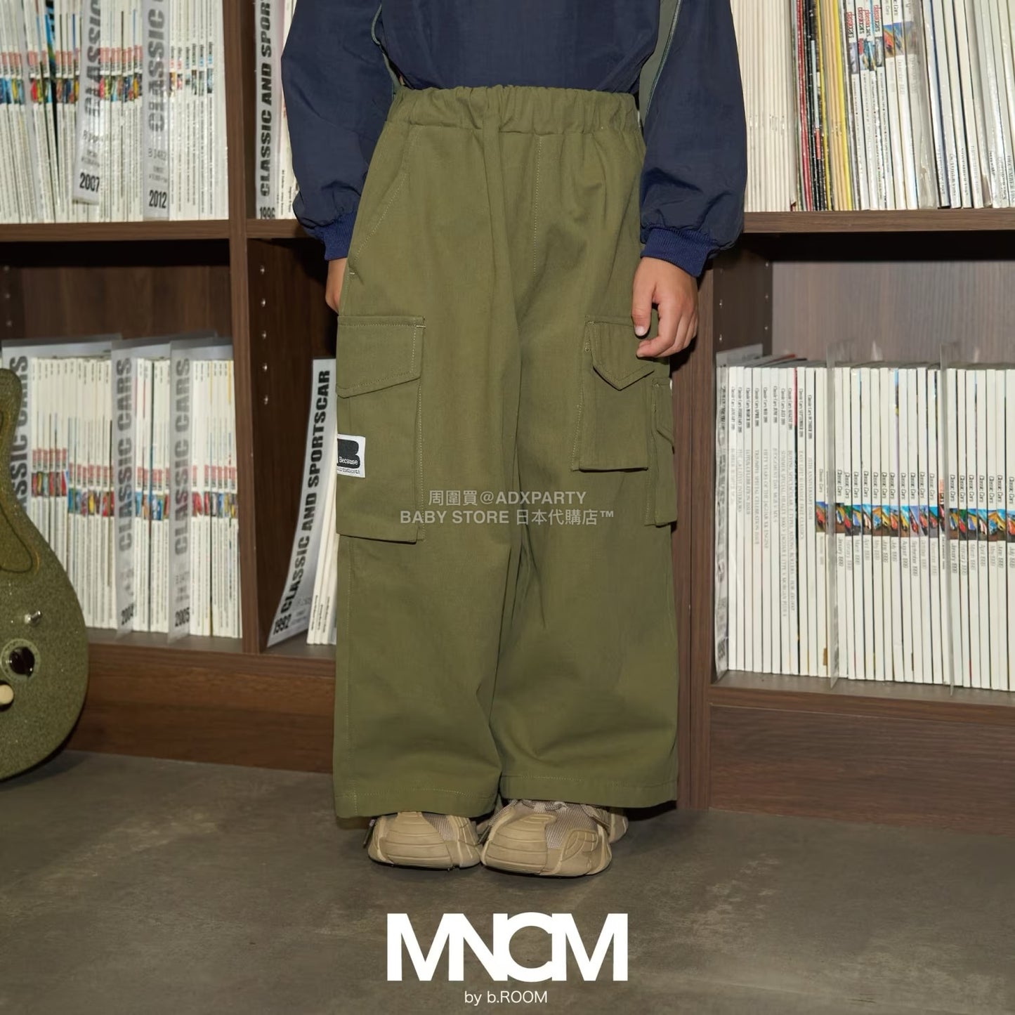 日本童裝 b・R# 闊版工裝褲 110-150cm 男童款 秋季 PANTS