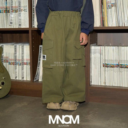 日本童裝 b・R# 闊版工裝褲 110-150cm 男童款 秋季 PANTS
