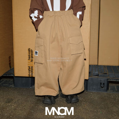 日本童裝 b・R# 闊版工裝褲 110-150cm 男童款 秋季 PANTS