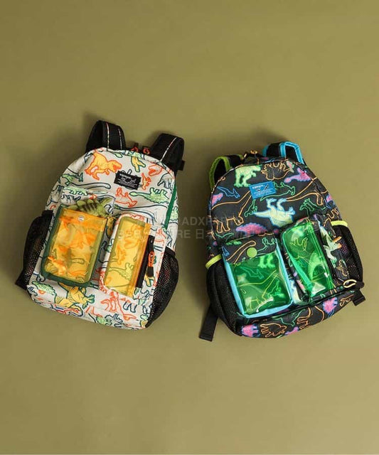 日本直送 BR#22EE 恐龍圖案透明口袋背囊 包系列 其他品牌