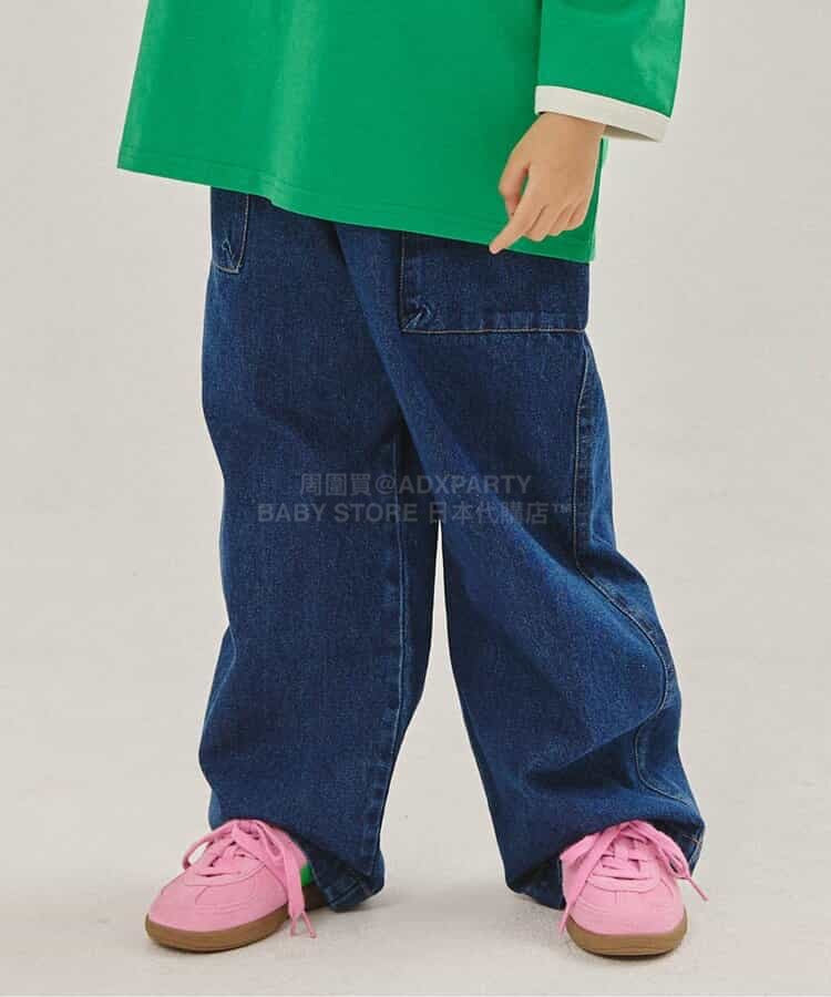 日本童裝 BREEZE 側袋闊腳褲 90-150cm 男童款/女童款 冬季 PANTS