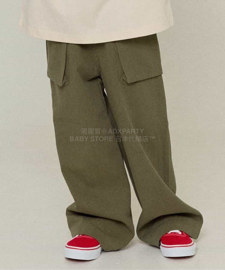 日本童裝 BREEZE 側袋闊腳褲 90-150cm 男童款/女童款 冬季 PANTS