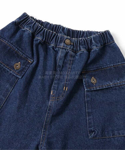 日本童裝 BREEZE 側袋闊腳褲 90-150cm 男童款/女童款 冬季 PANTS