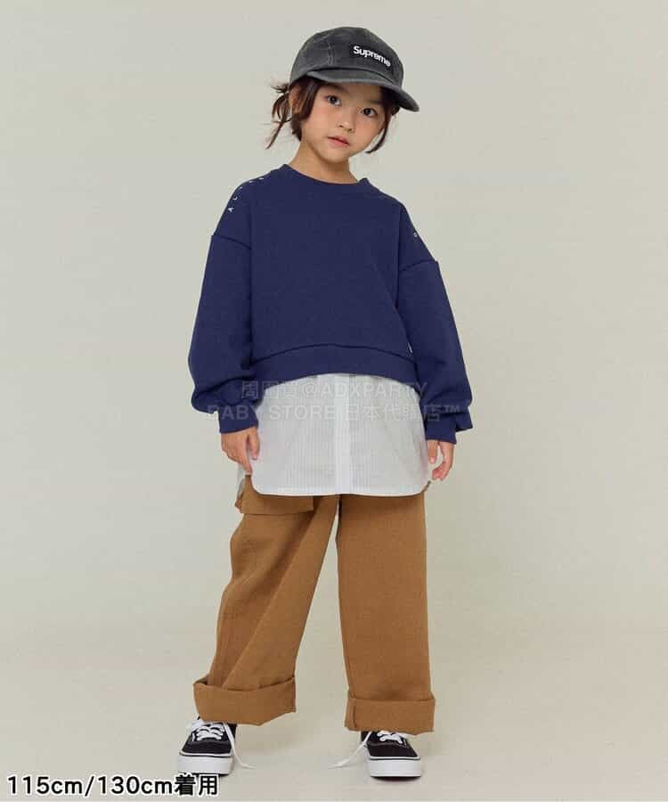 日本童裝 BREEZE 側袋闊腳褲 90-150cm 男童款/女童款 冬季 PANTS