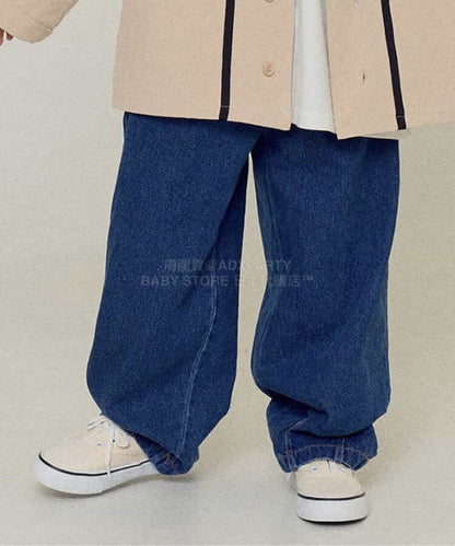 日本童裝 BREEZE 休閒闊腳褲 90-150cm 男童款/女童款 冬季 PANTS