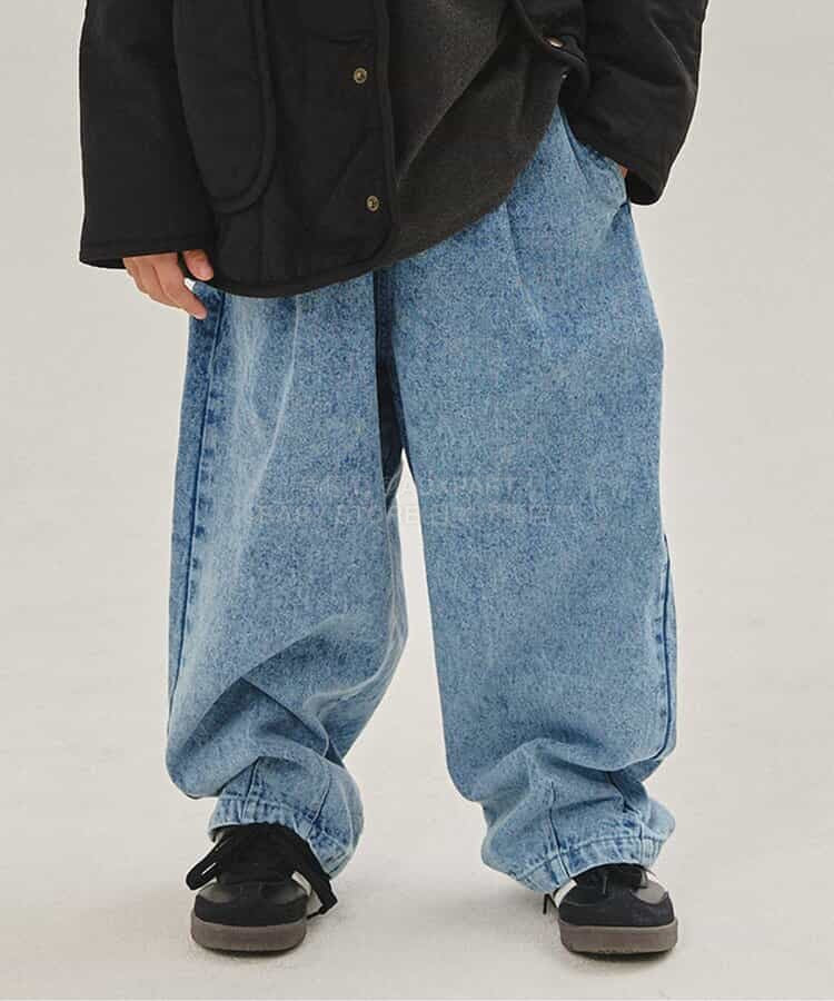 日本童裝 BREEZE 休閒闊腳褲 90-150cm 男童款/女童款 冬季 PANTS