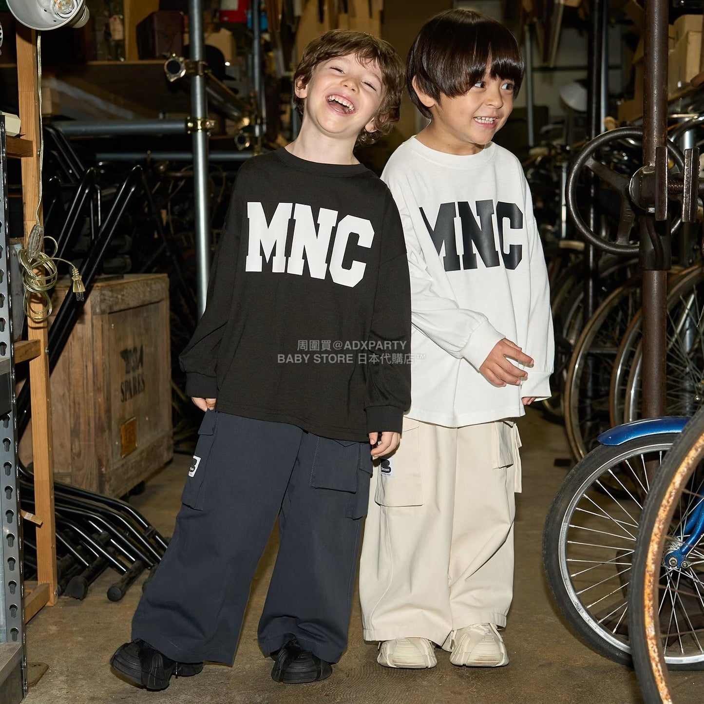 日本童裝 b・R# 闊版工裝褲 110-150cm 男童款 秋季 PANTS