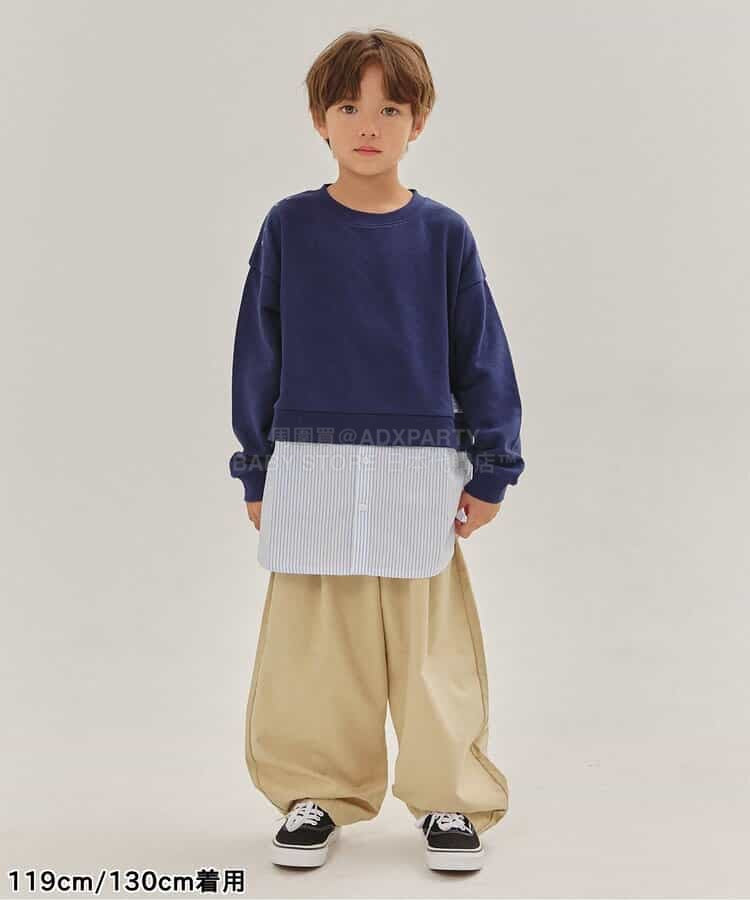 日本童裝 BREEZE 休閒闊腳褲 90-150cm 男童款/女童款 冬季 PANTS