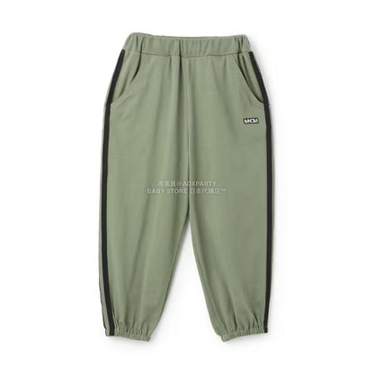 日本童裝 b・R# 吸水速乾 防UV 側線運動長褲 110-150cm 男童款 秋季 PANTS