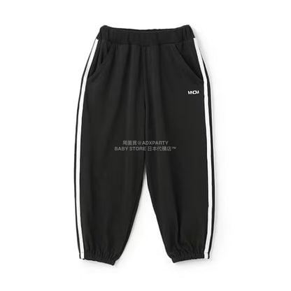 日本童裝 b・R# 吸水速乾 防UV 側線運動長褲 110-150cm 男童款 秋季 PANTS