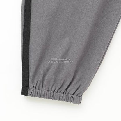 日本童裝 b・R# 吸水速乾 防UV 側線運動長褲 110-150cm 男童款 秋季 PANTS