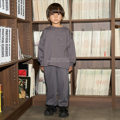 日本童裝 b・R# 吸水速乾 防UV 側線運動長褲 110-150cm 男童款 秋季 PANTS