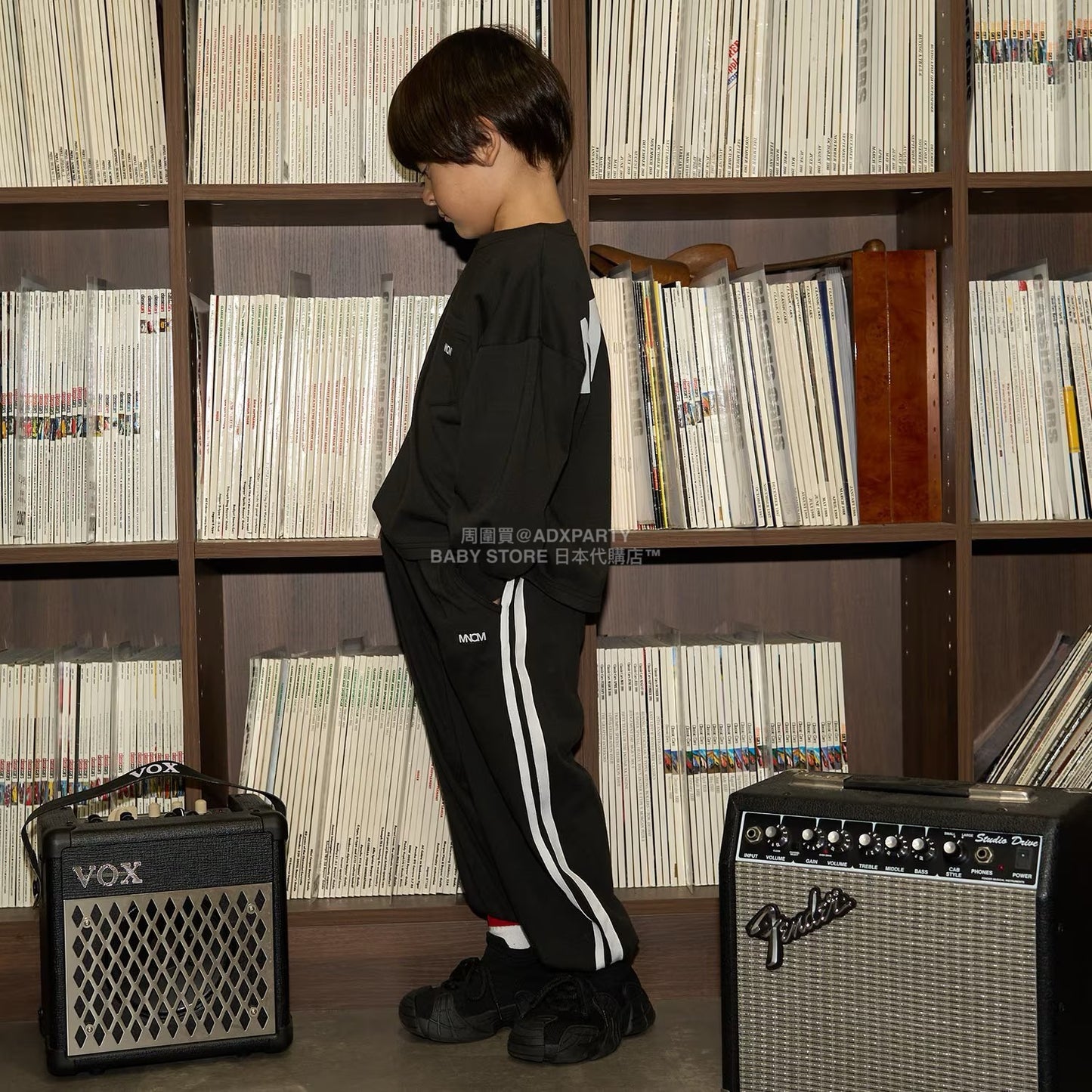 日本童裝 b・R# 吸水速乾 防UV 側線運動長褲 110-150cm 男童款 秋季 PANTS