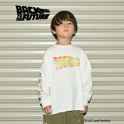 日本童裝 b・R# 吸水速乾 防UV 【BACK TO THE FUTURE 40TH】 印花上衣 110-150cm 男童款 秋季 TOPS