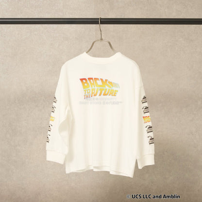 日本童裝 b・R# 吸水速乾 防UV 【BACK TO THE FUTURE 40TH】 印花上衣 110-150cm 男童款 秋季 TOPS